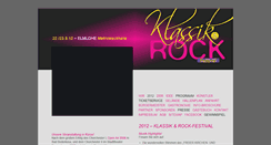 Desktop Screenshot of klassikundrock.de